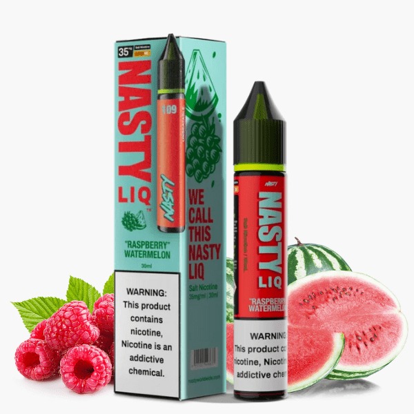 SALT NASTY NEW 30ML 35MG RASPBERRY WATERMELON