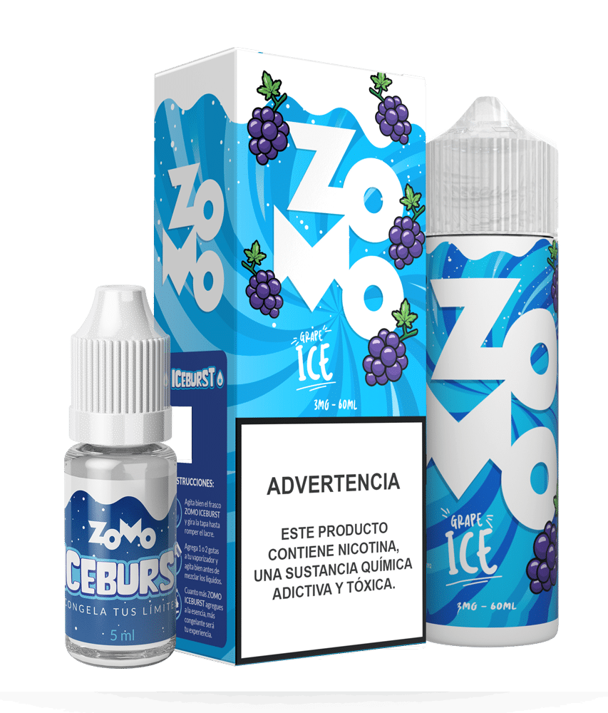ESENCIA ZOMO 60ML 3MG GRAPE ICE