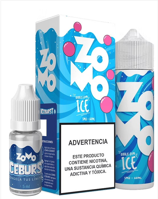 ESENCIA ZOMO 60ML 3MG BUBBLEGUM ICE
