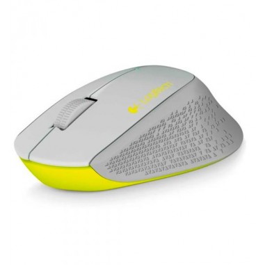 MOUSE WIRELESS LOGITECH M280 WHITE &amp; YELLOW