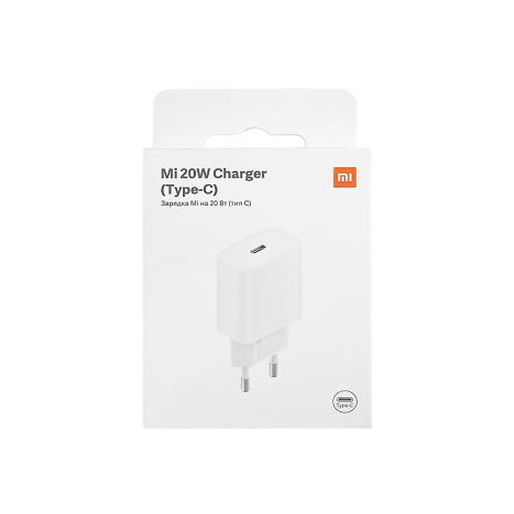 CARGADOR XIAOMI MI 20W TIPO C BLANCO