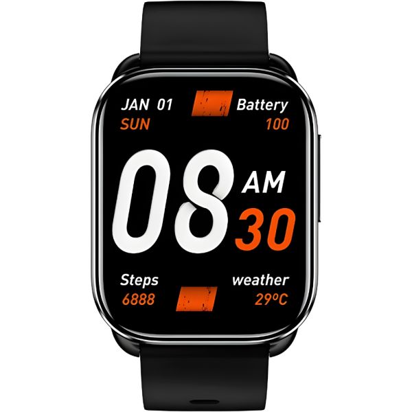SMARTWATCH QCY GS WA23S6A BT BLACK