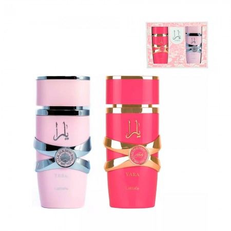 LATTAFA YARA ROSA 100ML + YARA CANDY 100ML