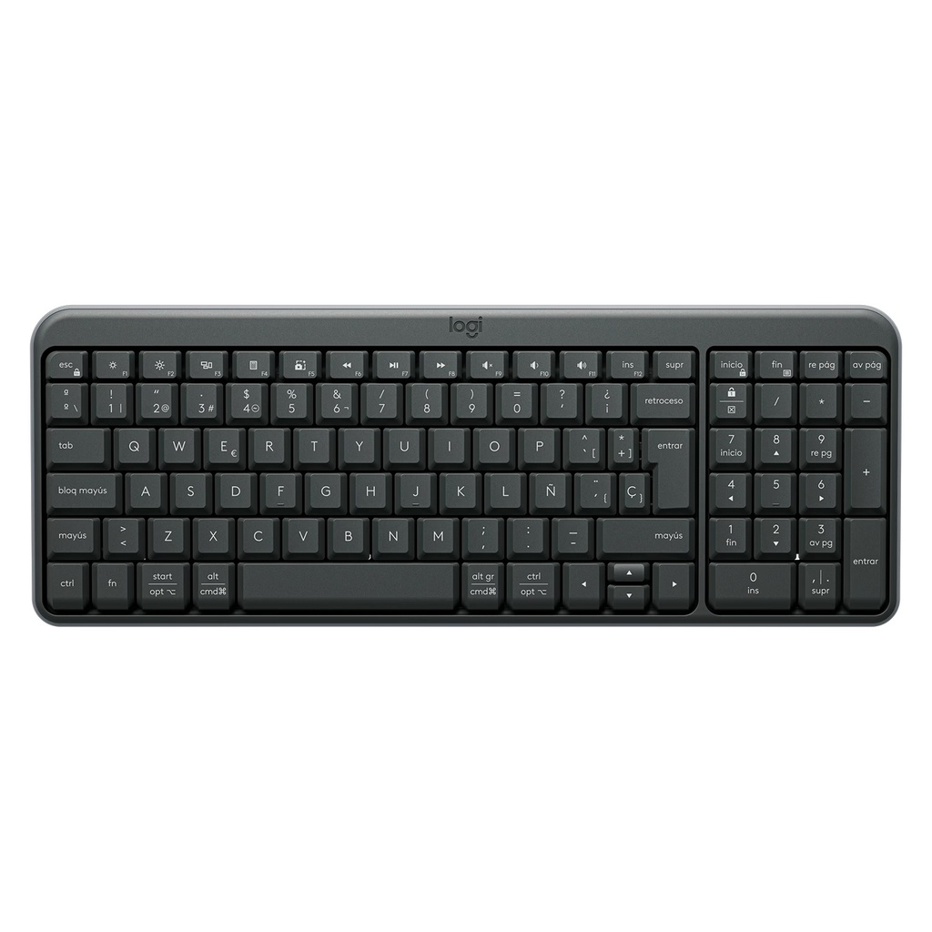 Teclado Logitech K250 Grafito Inalámbrico Español